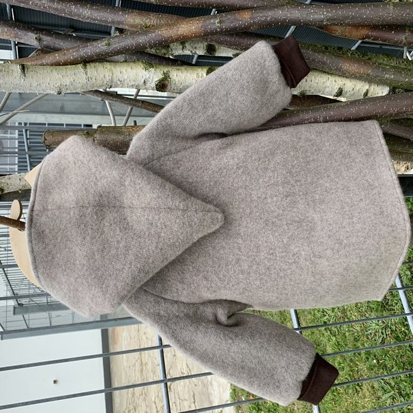 Wollfleecejacke „Kuschelweich“ mit Taschen