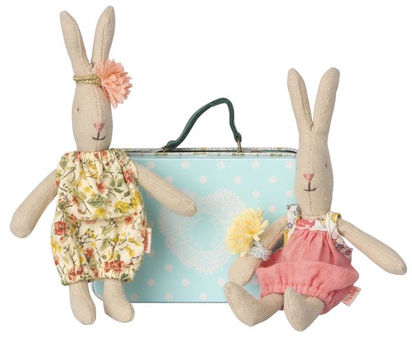 MICRO RABBIT W. 2 SETS OF CLOTHES, Maileg
