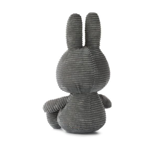 Miffy Sitting Cord Grey - 33 cm