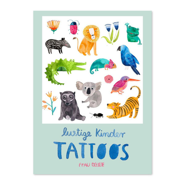 Tattoo " Wilde Tiere" von Frau Ottilie