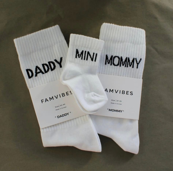 Famvibes Socken „Mommy, Daddy und Mini“